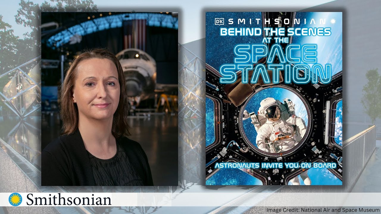 book cover with outer space and astronauts in full suit