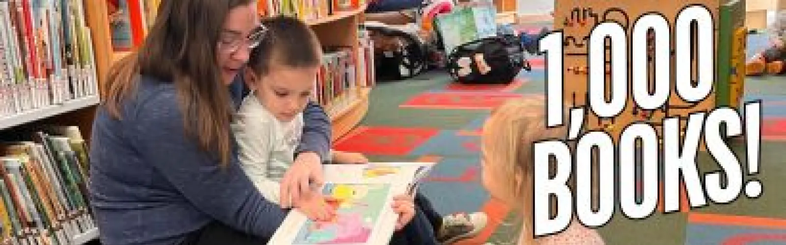 mom reading to children